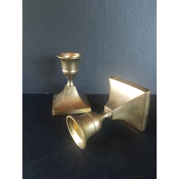 Brass Candlestick Holders - Picture 5 of 10